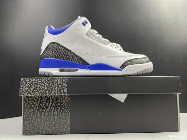 Buy now hype Air Jordan Blue 3 Racer CT8532-145 0221