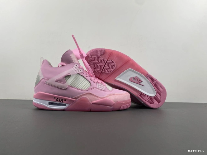 Affordable hype 4 OFF-WHITE PINK JORDAN X 0214