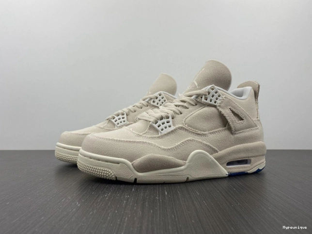 Buy now hype Jordan 4 DQ4909-100 (W) Retro Canvas Blank 0222