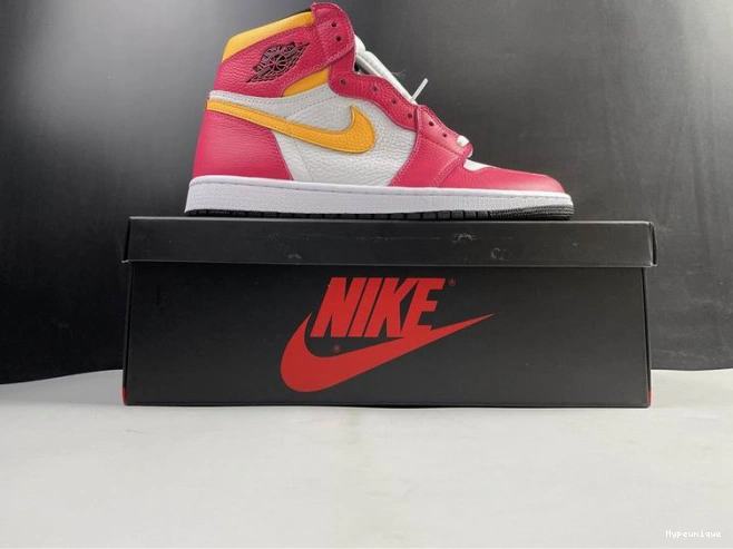 Affordable hype Jordan 555088-603 High Fusion Air Red 1 OGLight 0227